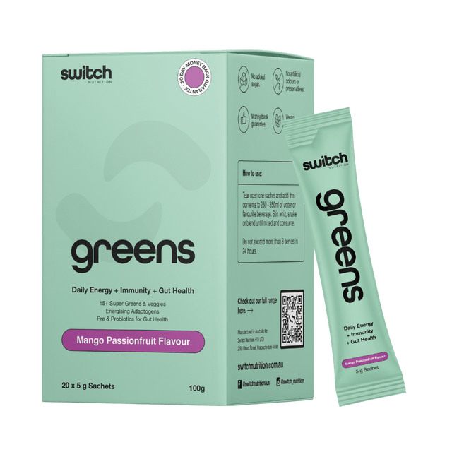 Switch Nutrition - Greens Powder - Mango Passionfruit - Aid Station