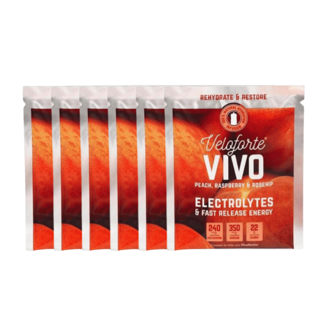 Veloforte - Vivo (Peach, Raspberry & Rosehip) - Electrolyte Powder
