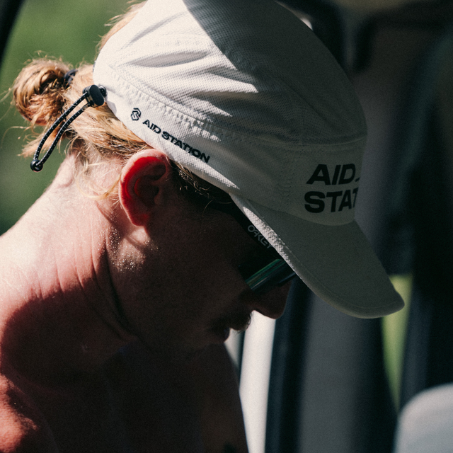 Aid Station - Light Performance Cap - White (Lifestyle)