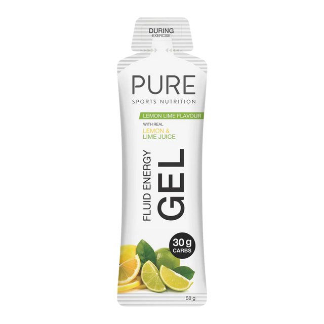 PURE Sports Nutrition - Fluid Energy Gels - Lemon Lime