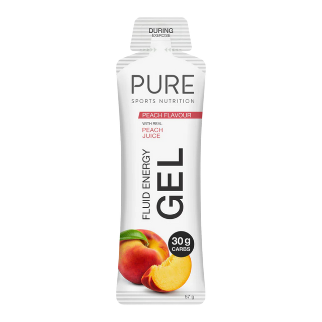 PURE Sports Nutrition - Fluid Energy Gels - Peach 30g