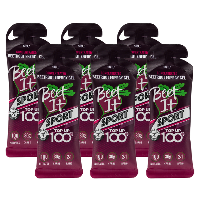 Beet It Sport - Nitrate Energy Gel - Top Up 100 - 6 Pack