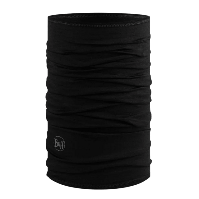BUFF - Merino Lightweight Multifunctional Neckwear - Solid Black - Aid Station