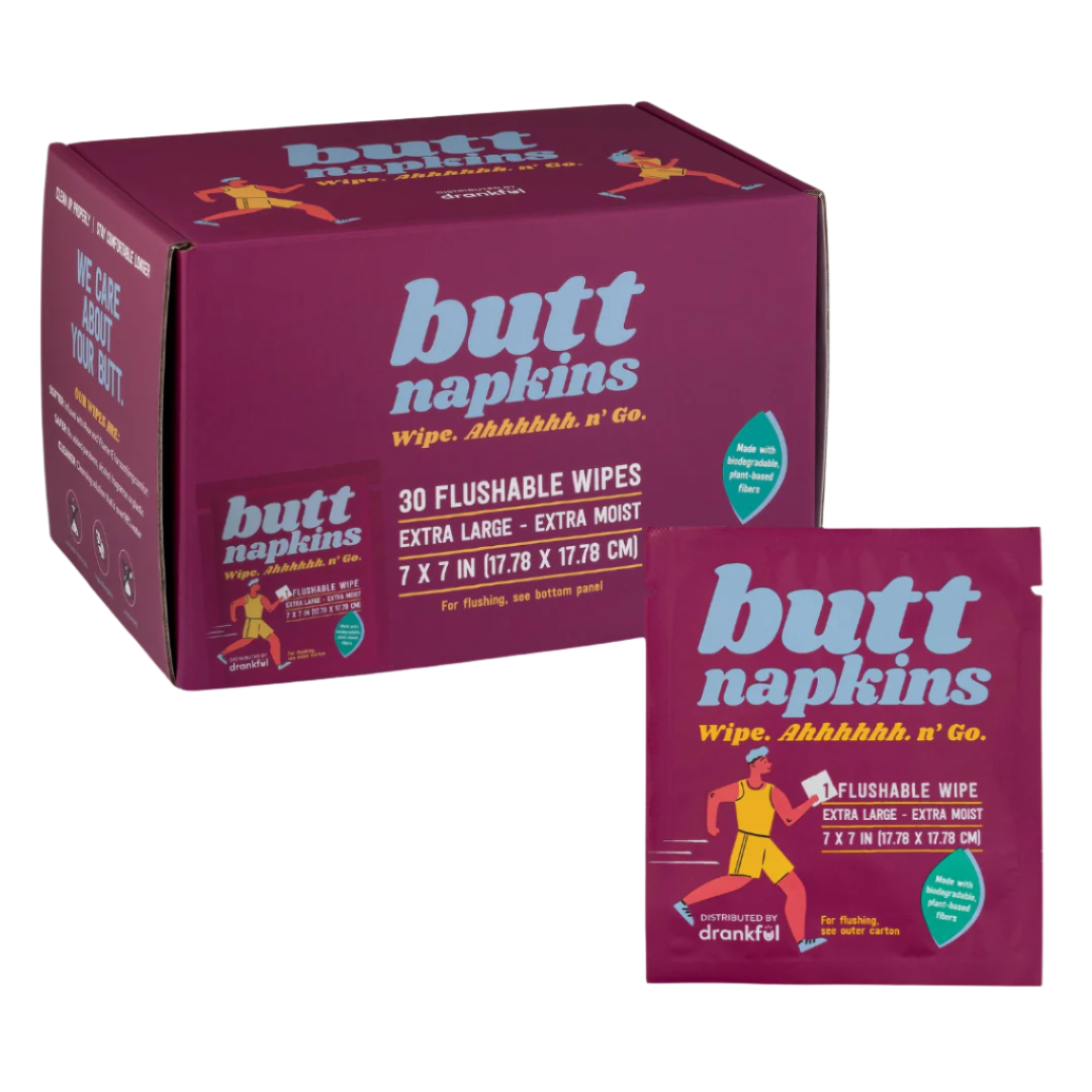 Butt Napkins - Butt Napkins - 30 Pack