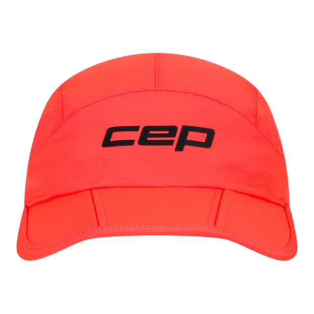 cep-foldable-cap-neon-coral-front