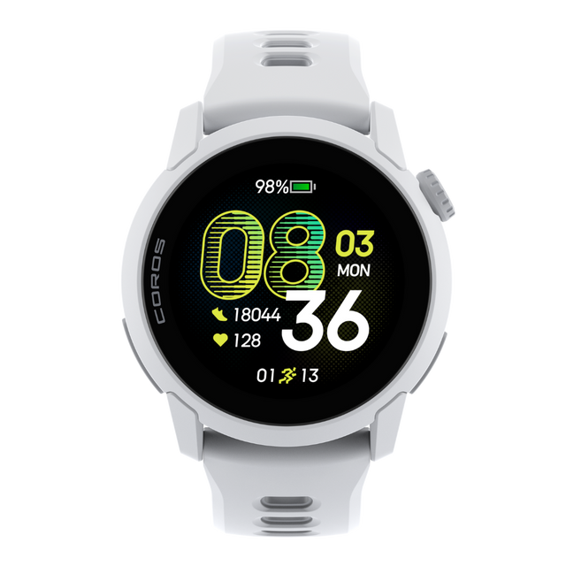 coros-pace-4-white-front