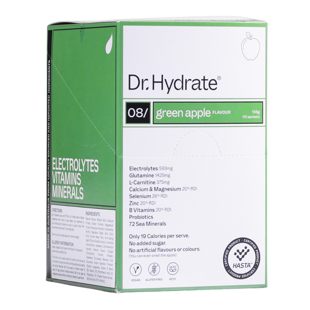Dr. Hydrate - All-In-One Drink Sachet Box - Green Apple