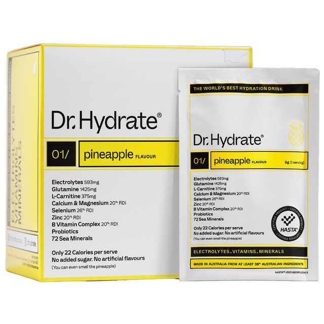 Dr. Hydrate - All-In-One Drink Sachet Box - Pineapple