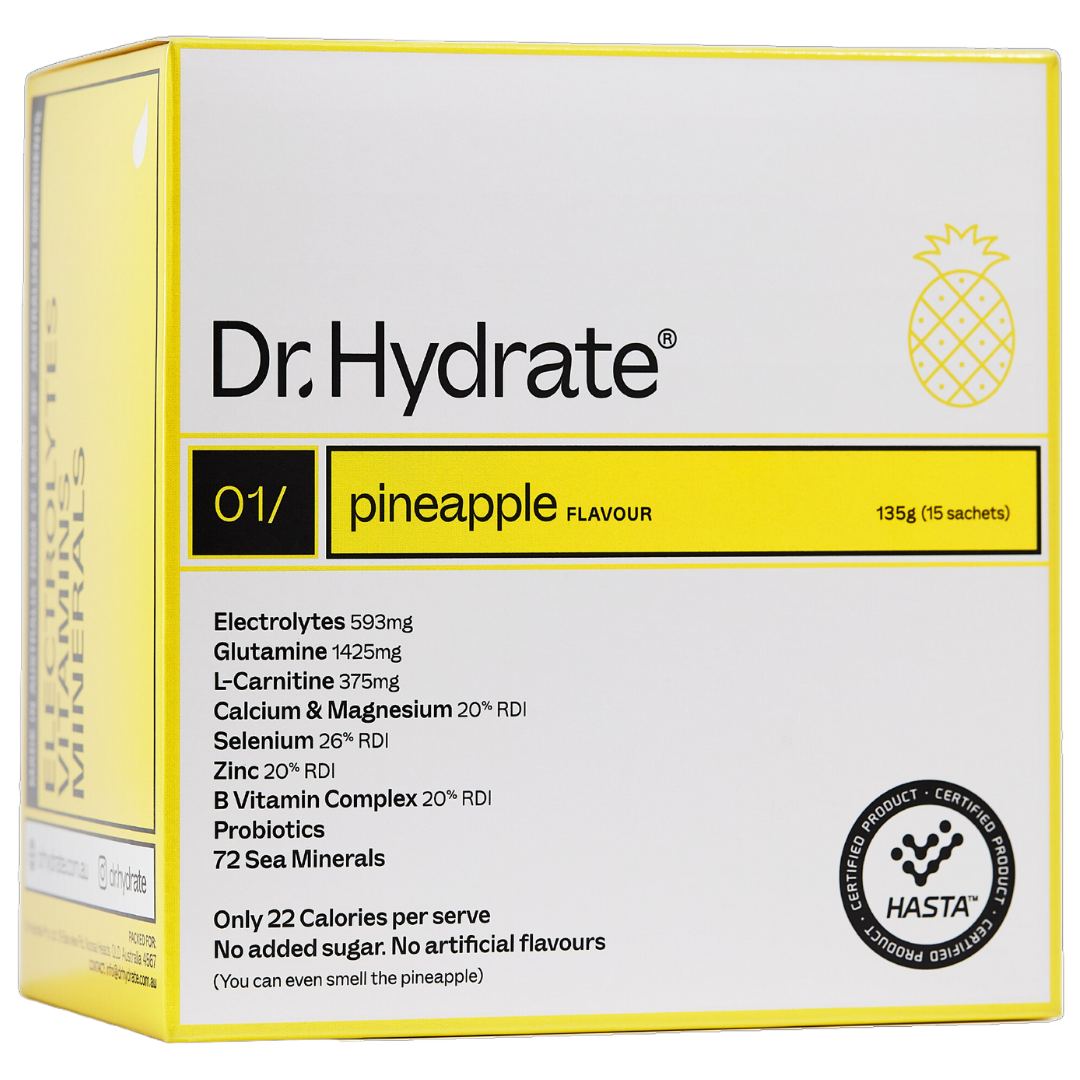 Dr. Hydrate - All-In-One Drink Sachet Box - Pineapple