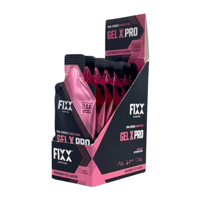 Fixx Nutrition - Gel X Pro - Raspberry Fizz - Box of 8