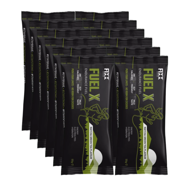 Fixx Nutrition - Fuel X Endurance Fuel Sachet - Matcha Green Tea - Box of 12