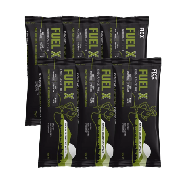 Fixx Nutrition - Fuel X Endurance Fuel Sachets - Matcha Green Tea - 6 Pack