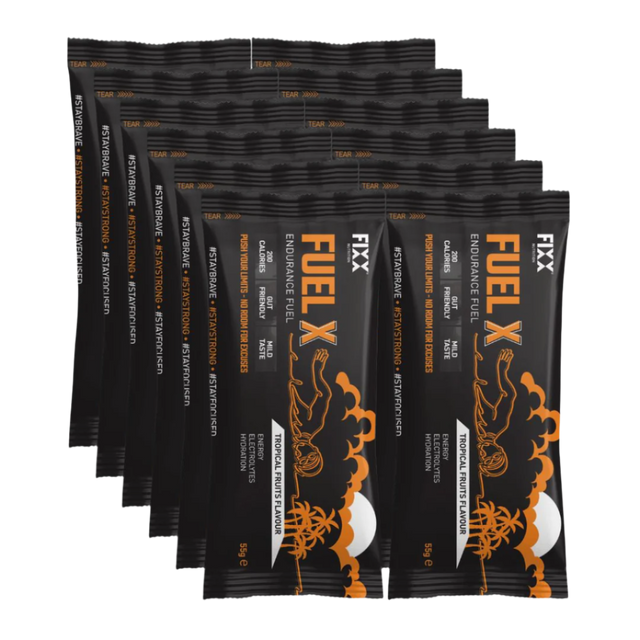 Fixx Nutrition - Fuel X Endurance Fuel Sachet - Tropical Fruits - Box of 12