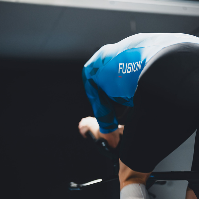 FUSION - Tempo! ONE Men's Tri Suit - Ocean (Bike Lifestyle)