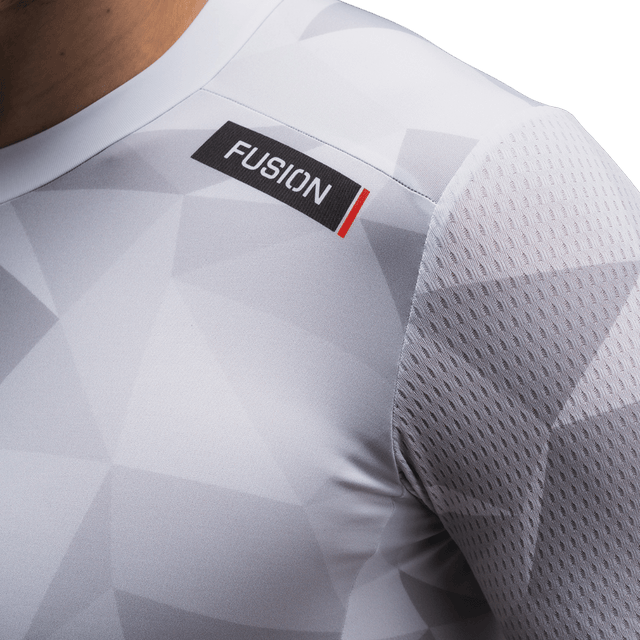 FUSION - Tempo! TWO Unisex Tri Suit - White/Grey - Aid Station