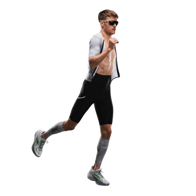 FUSION - Tempo! TWO Unisex Tri Suit - White/Grey - Aid Station