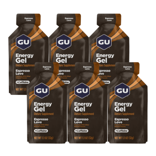GU Energy - Energy Gels - Espresso Love (with caffeine) (6 Pack)