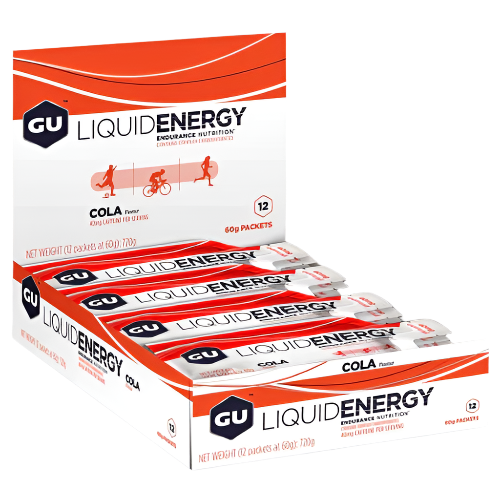 GU Energy - Liquid Energy Gel - Cola (with caffeine) - Box of 12