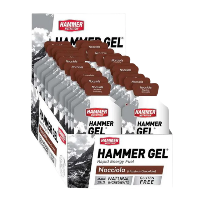 Hammer Nutrition - Energy Gels - Nocciola (Hazelnut-Chocolate) - Box of 24