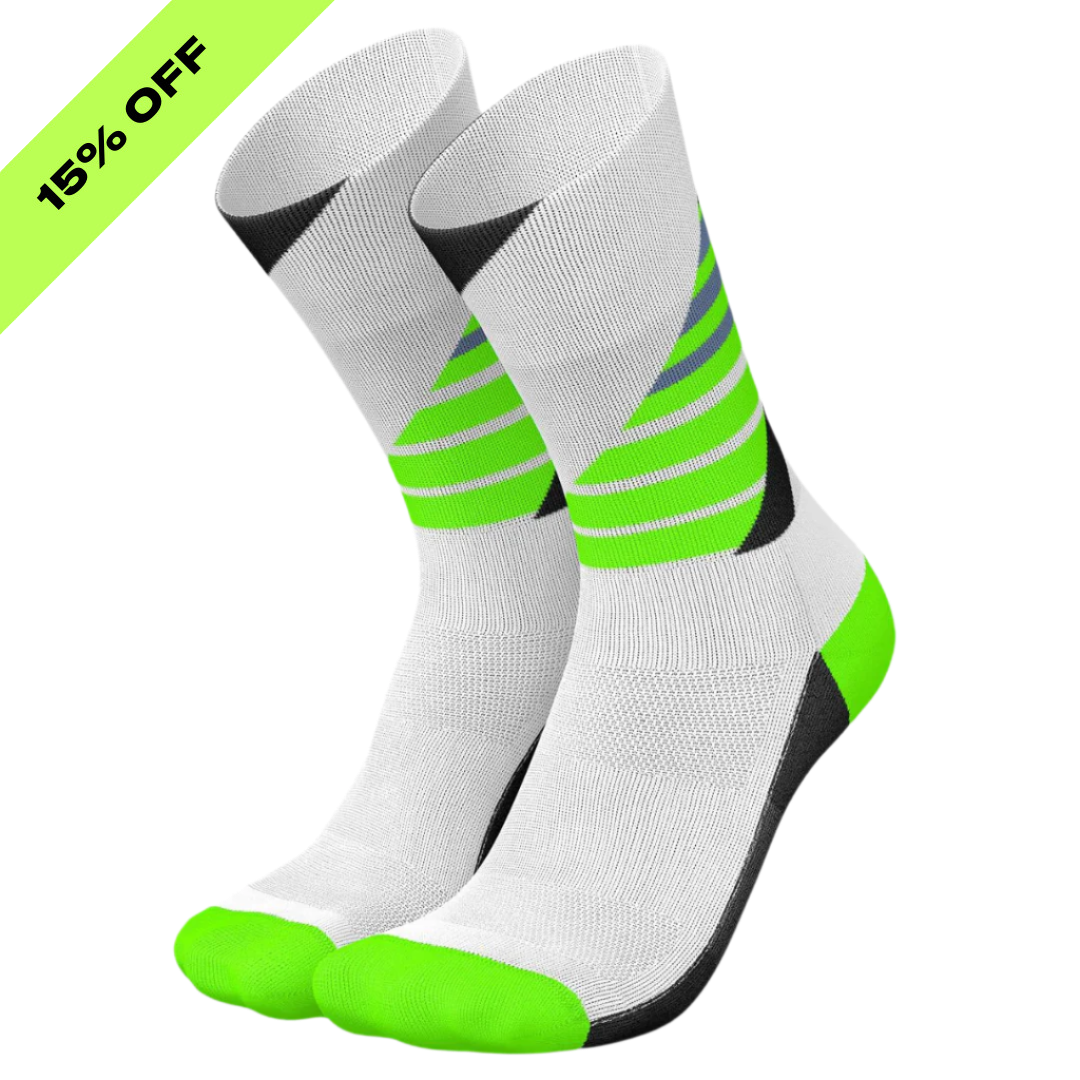 SALE - Incylence - Running Ladders Long Sock - Black Green