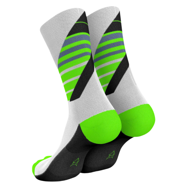 Incylence - Running Ladders Long Sock - Black Green (back)