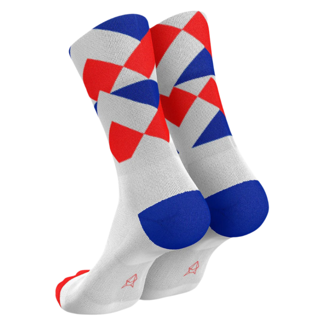 Incylence - Running Peaks Long Sock - Royal Inferno (Back)