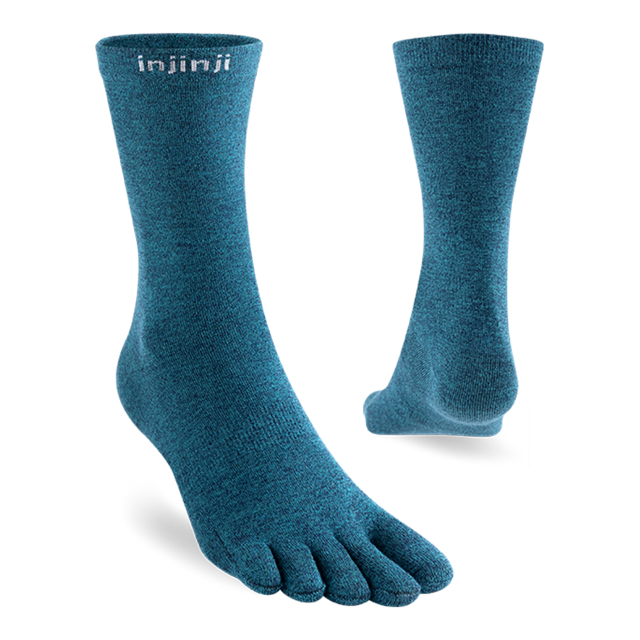 Injinji - Liner Crew - Ocean (Heel)