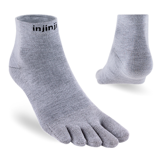 Injinji - Liner Mini-Crew - Gray (Heel)