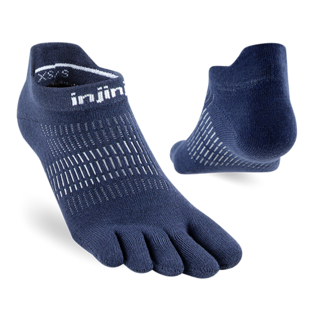 Injinji - Women's Run Lightweight No-Show - Navy (Heel)