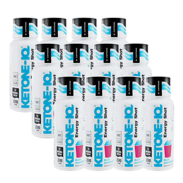 Ketone-IQ - Caffeine Shot - Blue Raspberry - Aid Station