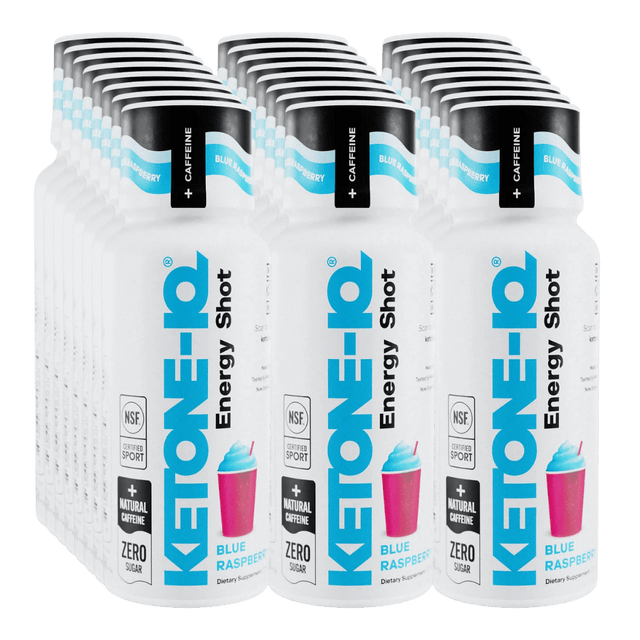Ketone-IQ - Caffeine Shot - Blue Raspberry - Aid Station