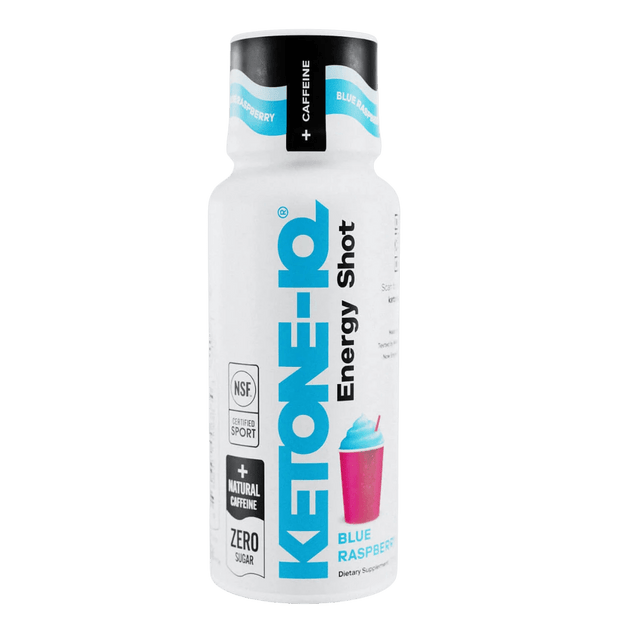 Ketone-IQ - Caffeine Shot - Blue Raspberry - Aid Station