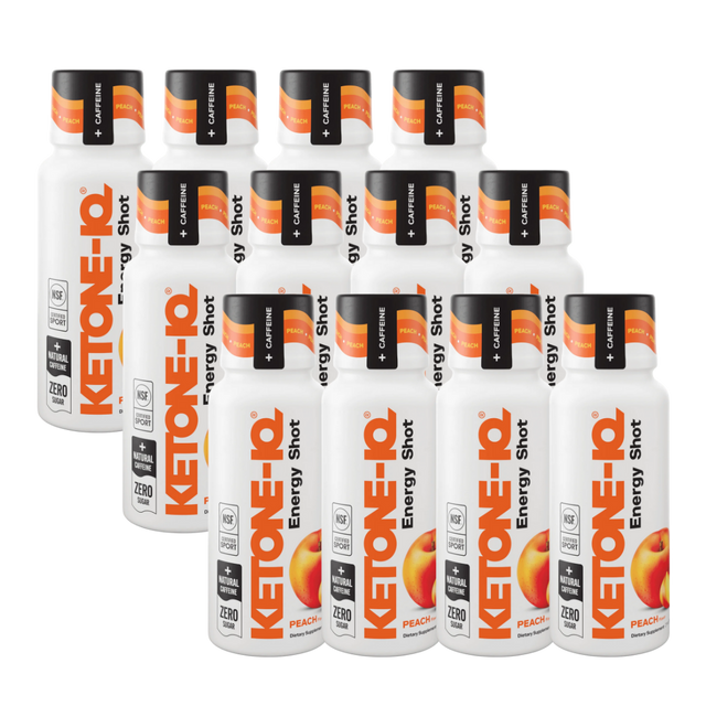 Ketone-IQ - Caffeine Shot - Peach