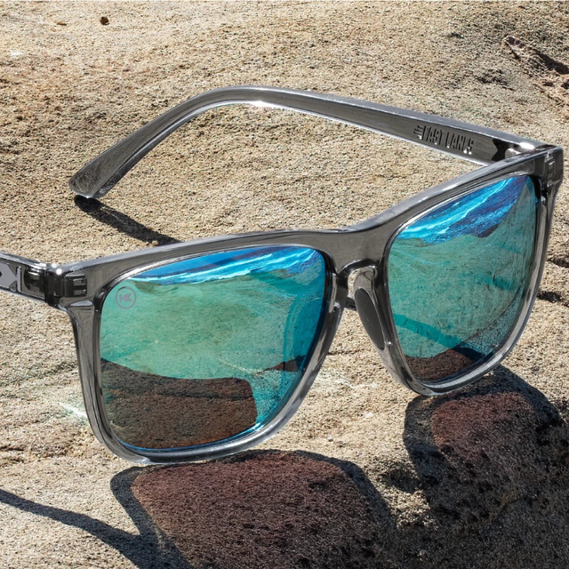 Knockaround - Fast Lanes - Clear Grey/Aqua (Lifestyle)