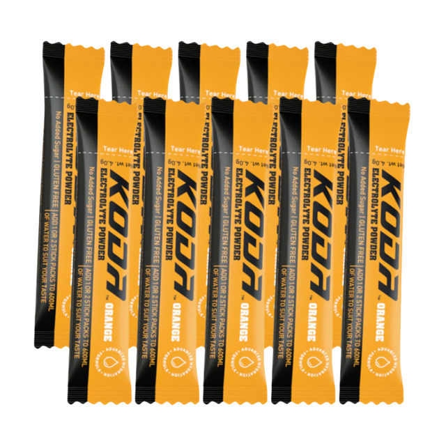 Koda Nutrition - Electrolyte Powder Sticks - Orange - 10 Pack