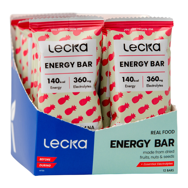 Lecka - Energy Bar - Pineapple Banana (Box of 12)