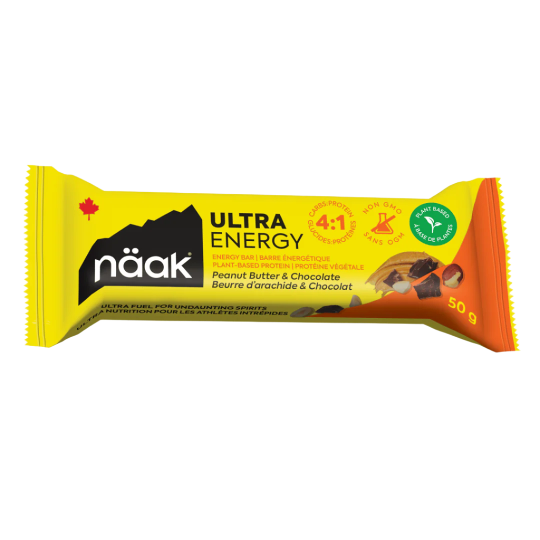 Naak - Ultra Energy Bar - Peanut Butter & Chocolate