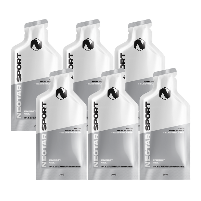 Nectar Sport - Energy Gel Electrolytes - Raw Honey (Pack of 6)
