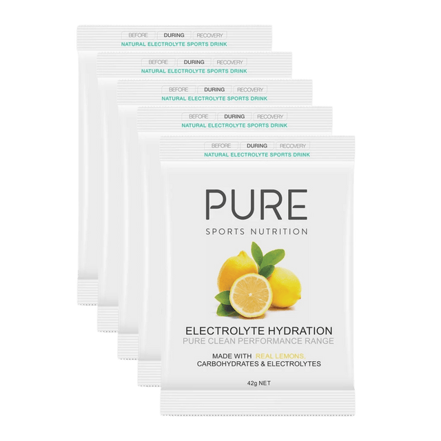 PURE Sports Nutrition - Electrolyte Hydration 42G Satchels - Lemon - Aid Station