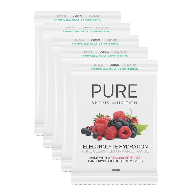 PURE Sports Nutrition - Electrolyte Hydration 42G Satchels - Superfruits - Aid Station