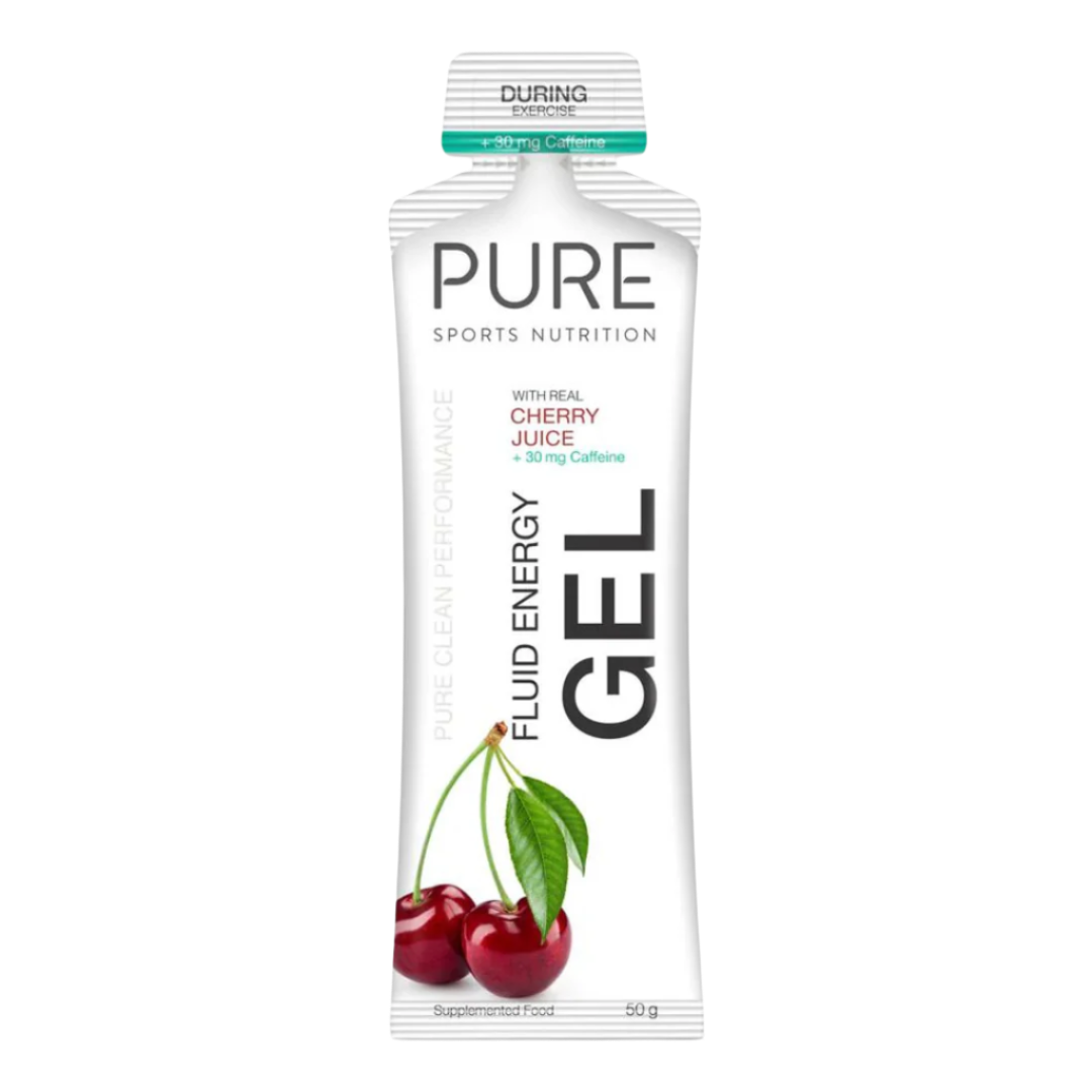 Pure Sports Nutrition - Fluid Energy Gels - Cherry (with caffeine)