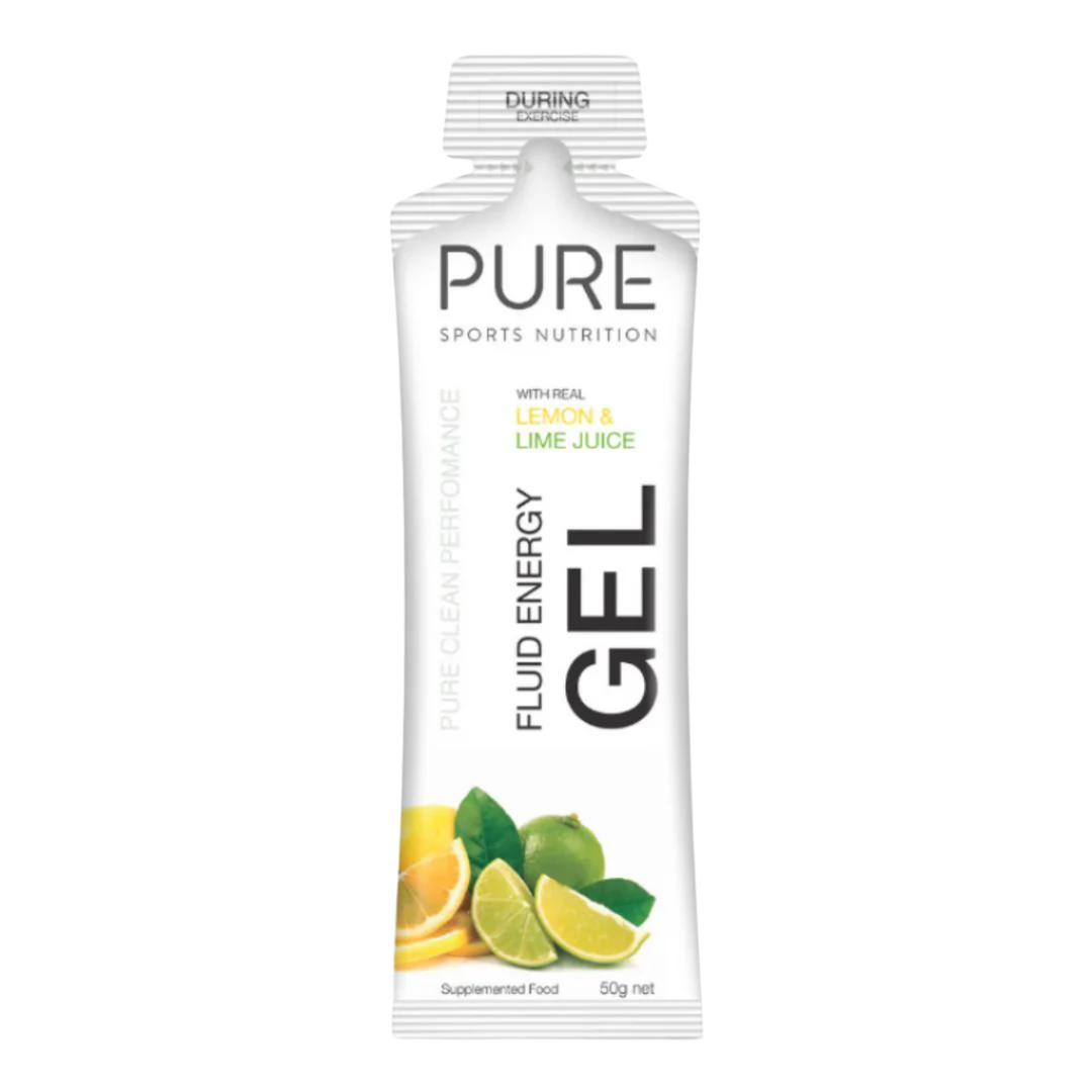 Pure Sports Nutrition - Fluid Energy Gels - Lemon Lime (50g)