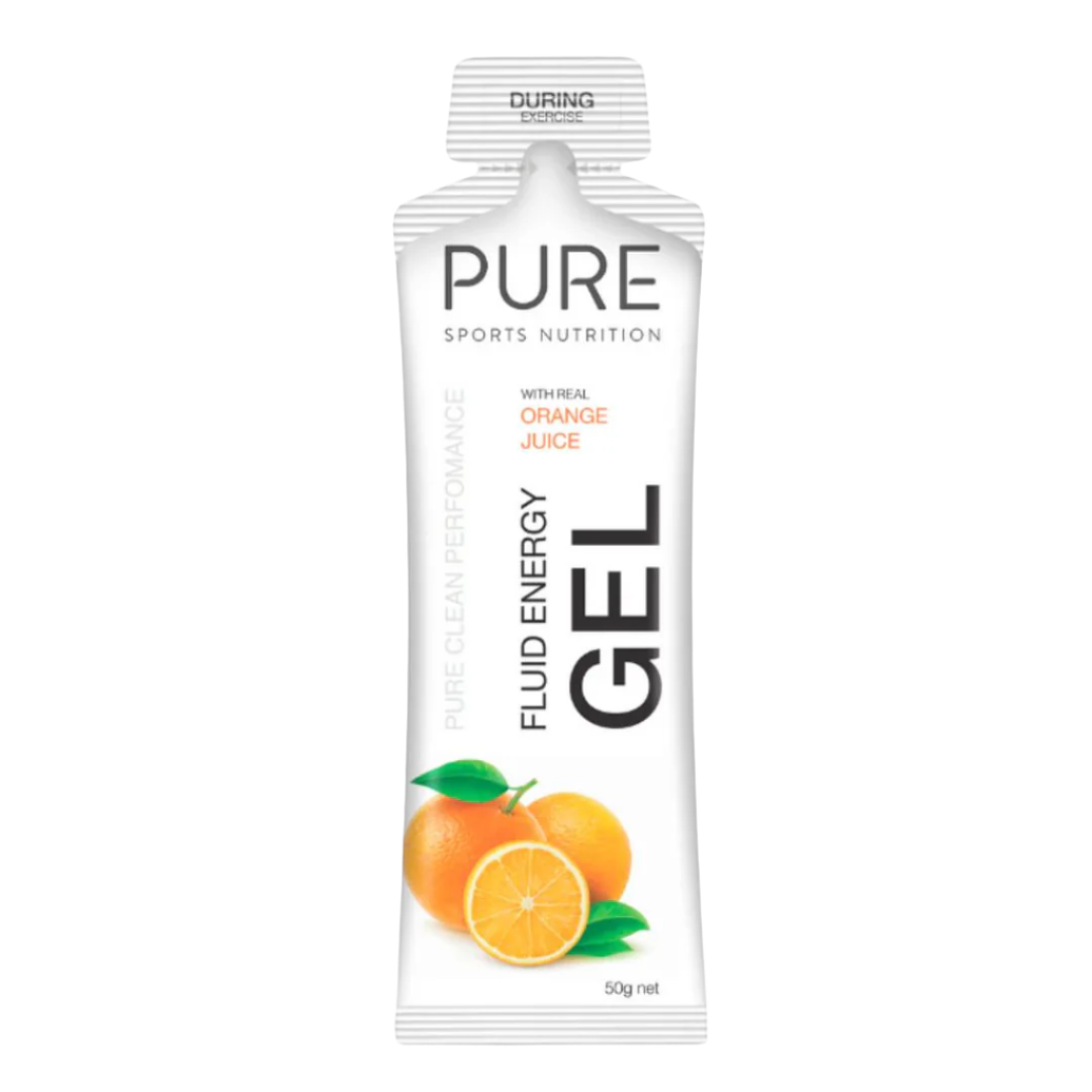 Pure Sports Nutrition - Fluid Energy Gels - Orange (50g)