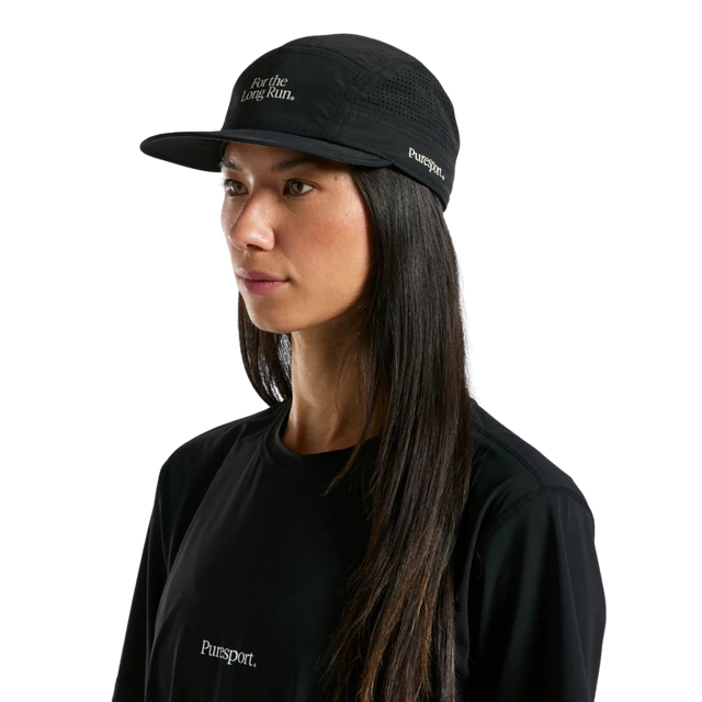 Puresport - For The Long Run Perforated Running Cap - Black