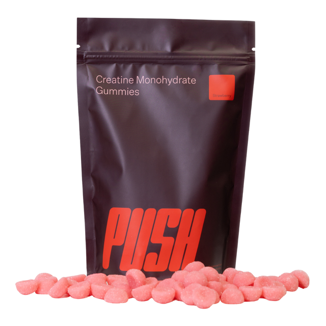 PUSH - Creatine Monohydrate Gummies - Strawberry (Chews)