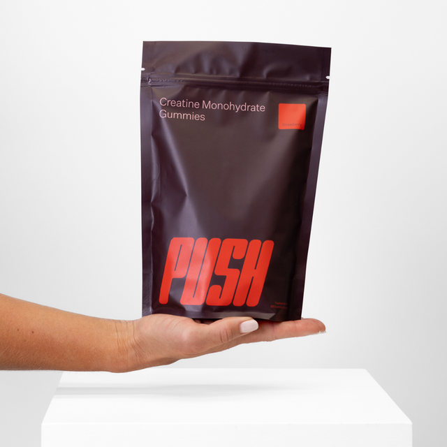 PUSH - Creatine Monohydrate Gummies - Strawberry (Lifestyle2)