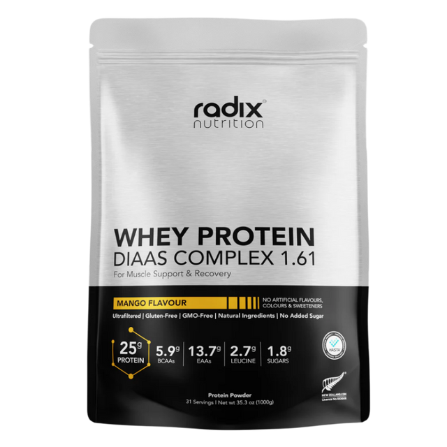 Radix Nutrition - Whey Protein DIAAS Complex™ 1.61 - Mango (1kg)