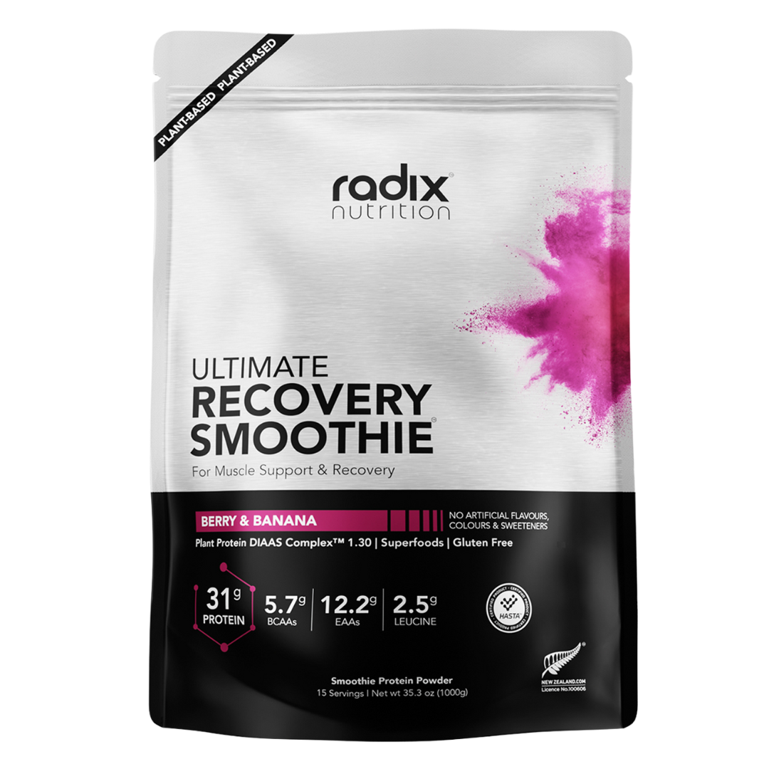 Radix Nutrition - Recovery Smoothie V2 Bag | Plant-Based - Plant-Based Berry & Banana (1kg)