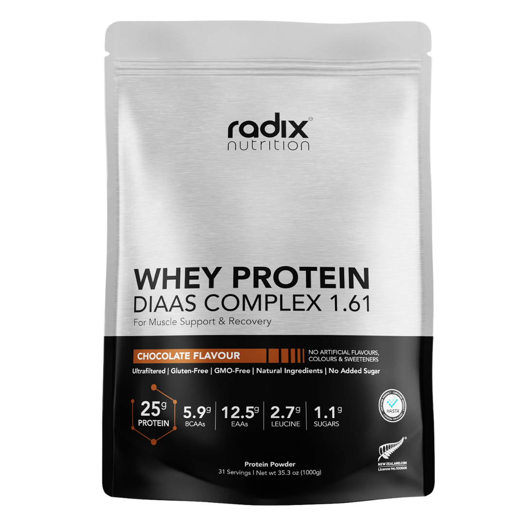 Radix Nutrition - Whey Protein DIAAS Complex™ 1.61 Bag - Chocolate (1kg)