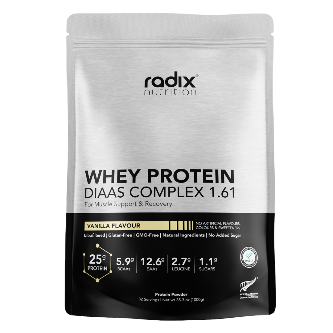 Radix Nutrition - Whey Protein DIAAS Complex™ 1.61 Bag - Vanilla (1kg)